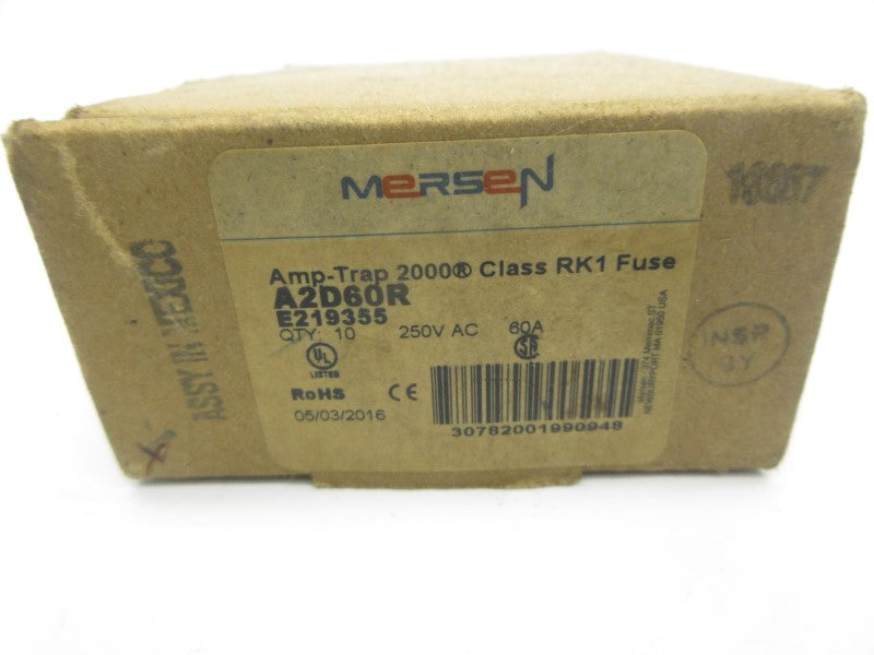 MERSEN A2D60R 250VAC 60A (PKG OF 10) NSMP