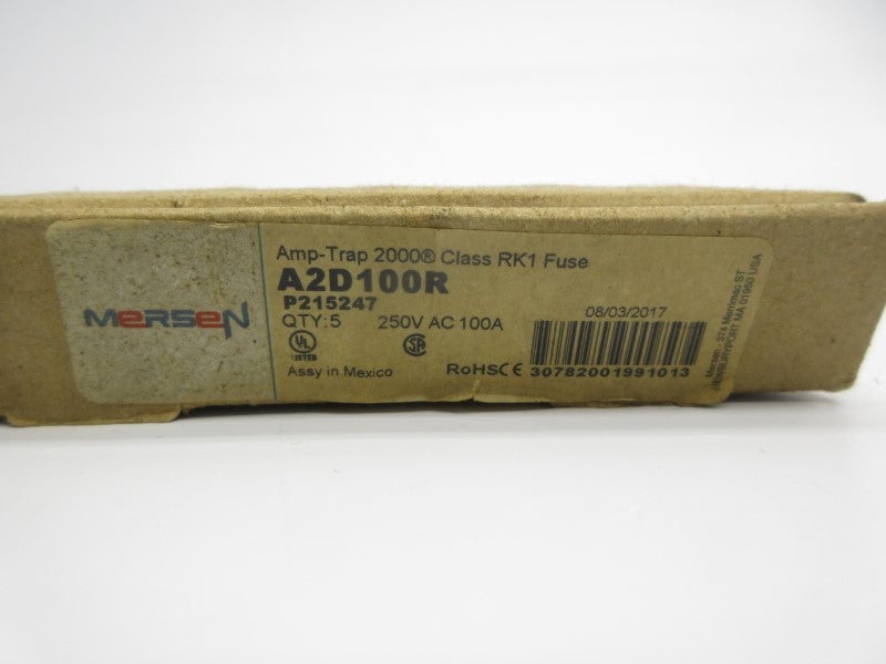 MERSEN A2D100R 250VAC/DC 100A (PKG OF 5) (BR/OR) NSMP