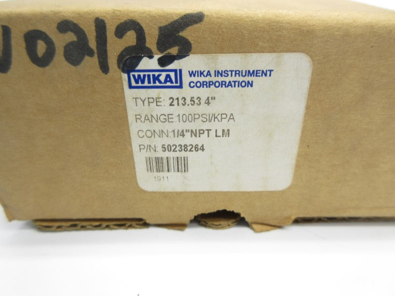 WIKA 50238264 100PSI 1/4" NSMP