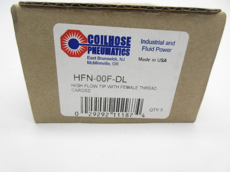 COILHOUSE PNEUMATICS HFN-00F-DL (PKG OF 5) NSMP