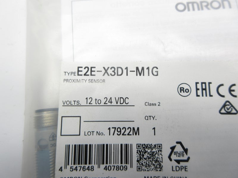 OMRON E2E-X3D1-M1G 12-24VDC NSMP