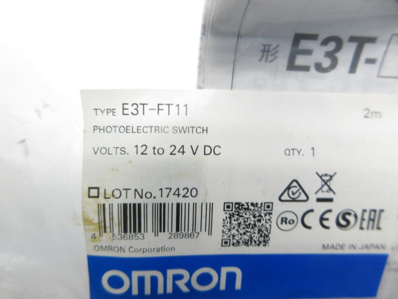 OMRON E3T-FT11 12-24VDC 2M NSMP