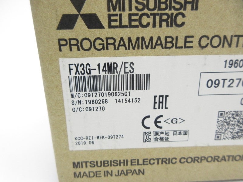 MITSUBISHI FX3G-14MR/ES 100-240VAC NSMP