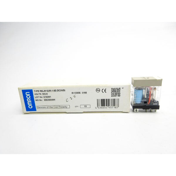 OMRON G2R-1-SD-DC24(S) 24VDC (PKG OF 10) NSMP