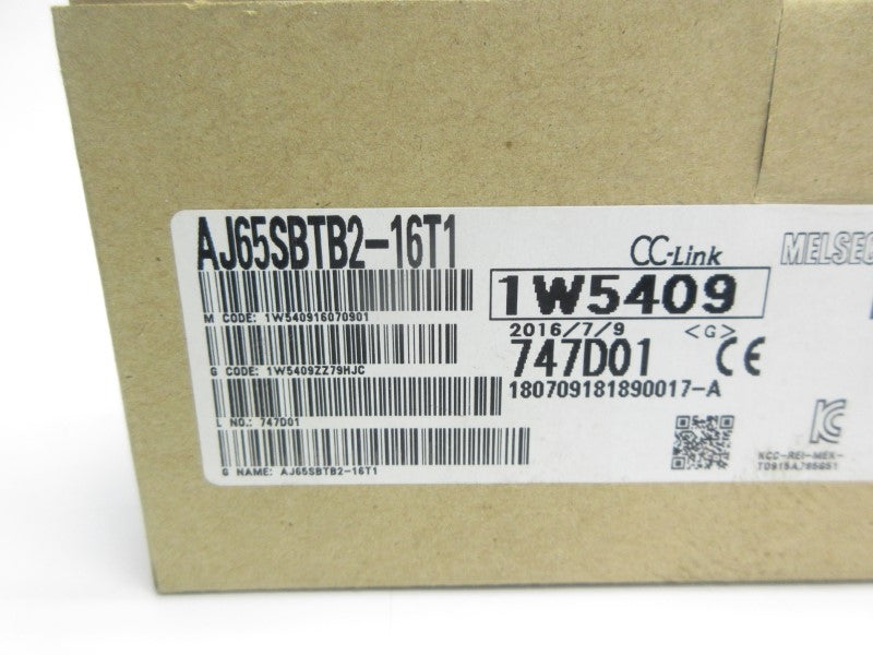MITSUBISHI AJ65SBTB2-16T1 12/24VDC 0.5A NSMP