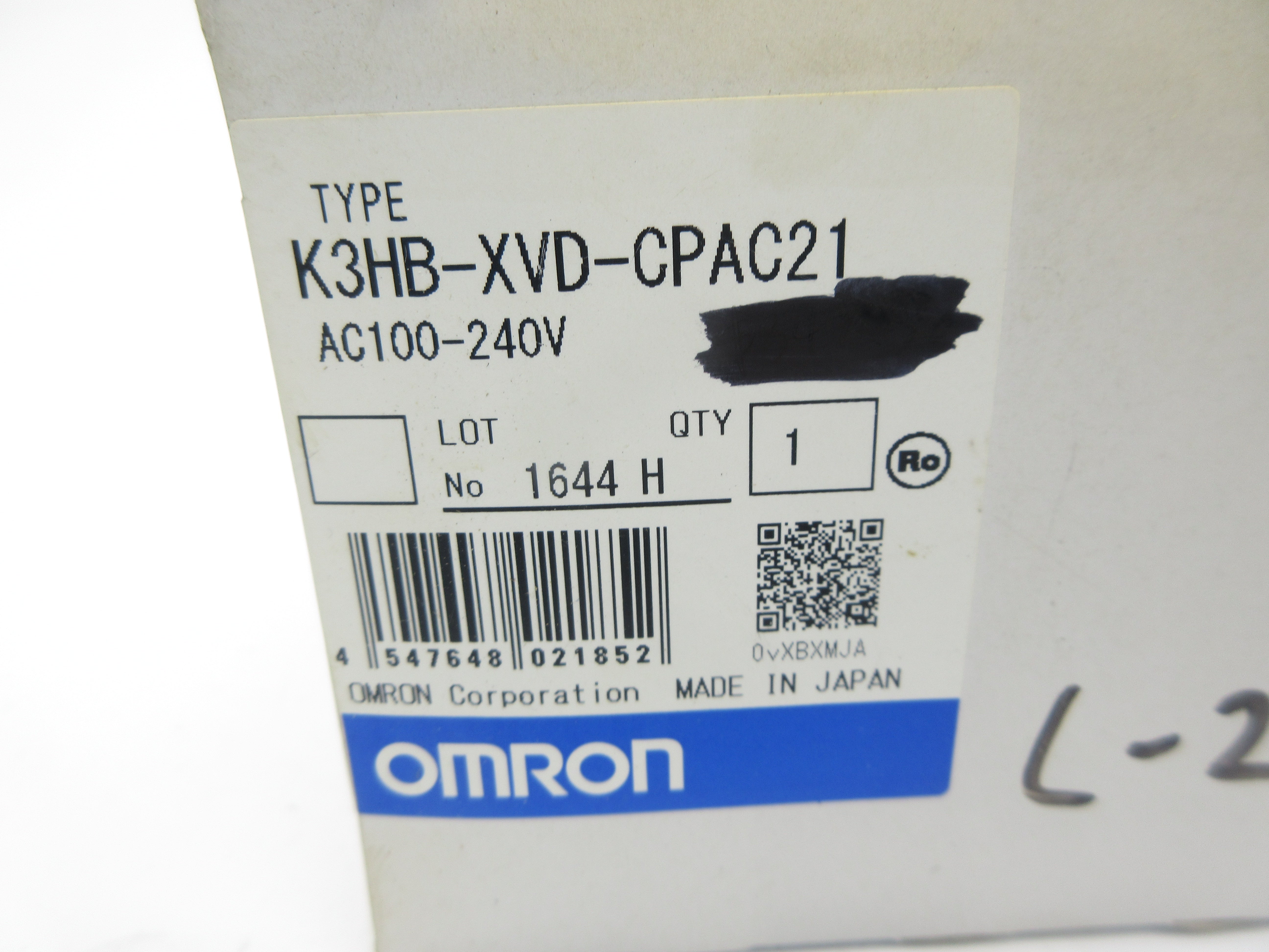 OMRON K3HB-XVD-CPAC21 100-240VAC NSMP