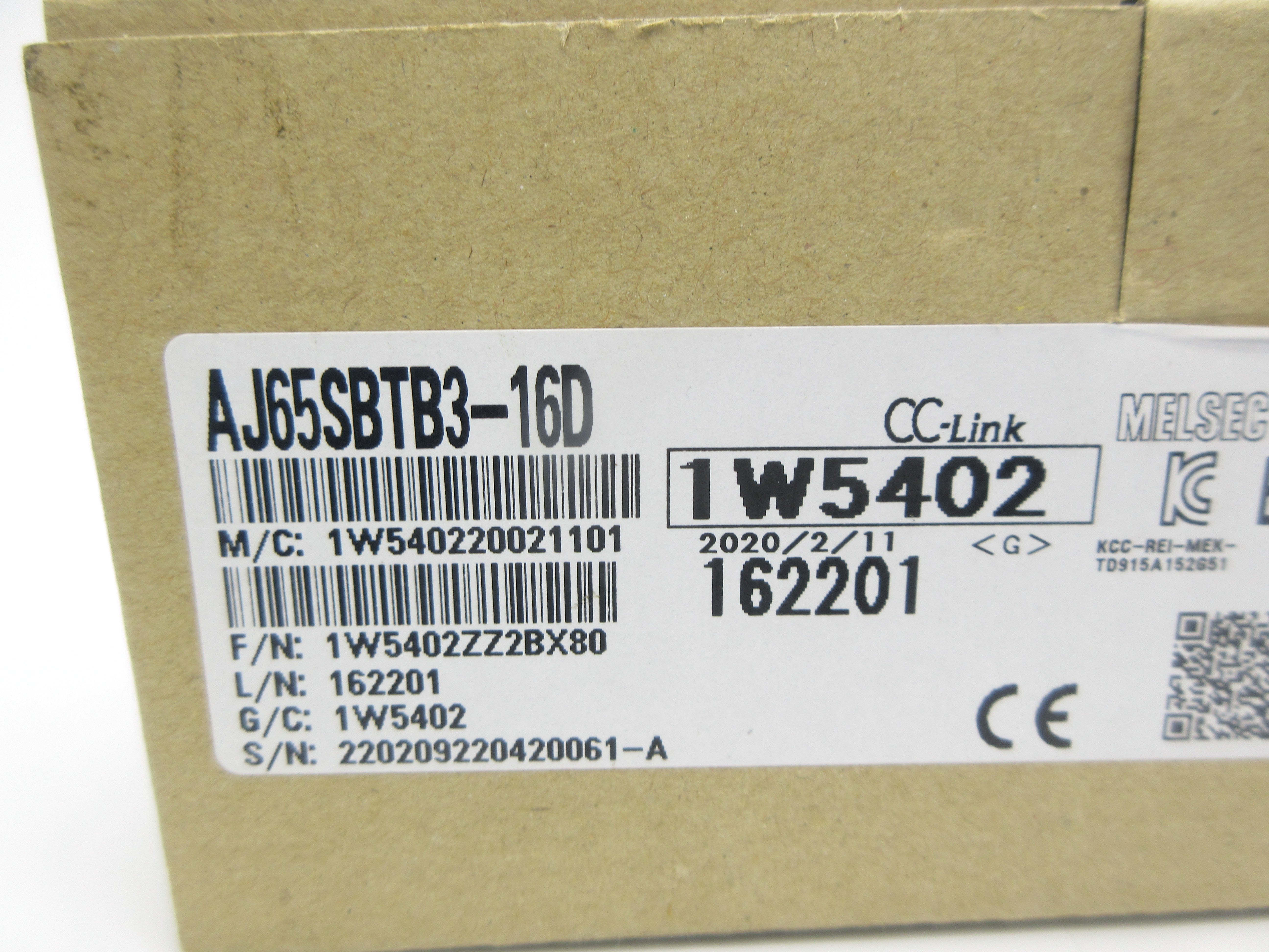 MITSUBISHI AJ65SBTB3-16D 24VDC NSMP