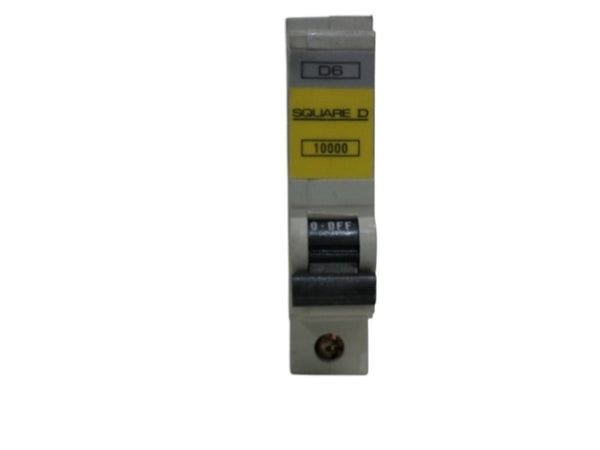 SQUARE D QO106ED10 CIRCUIT BREAKER 6A NSNP