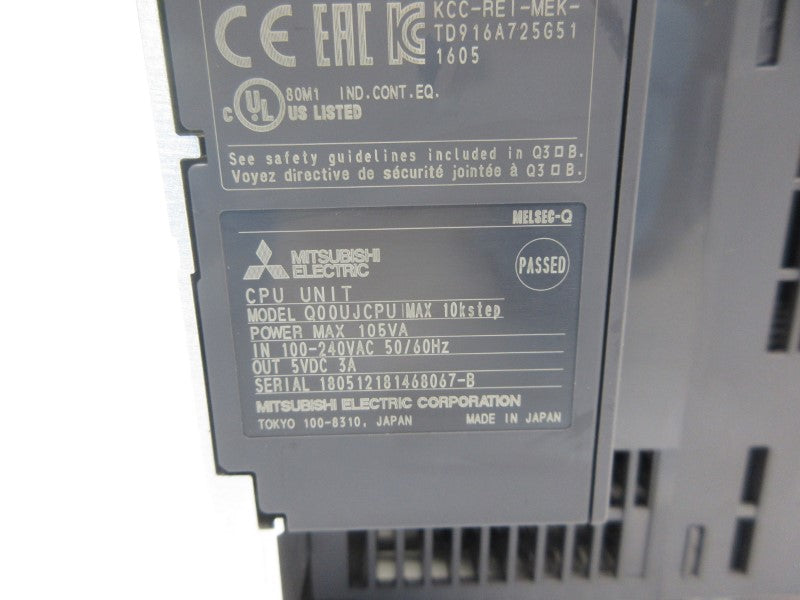 MITSUBISHI Q00UJCPU 100-240VAC NSNP