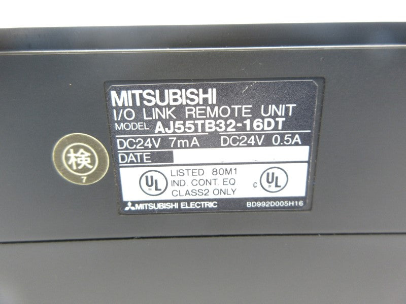 MITSUBISHI AJ55TB32-16DT 24VDC 0.5A NSNP