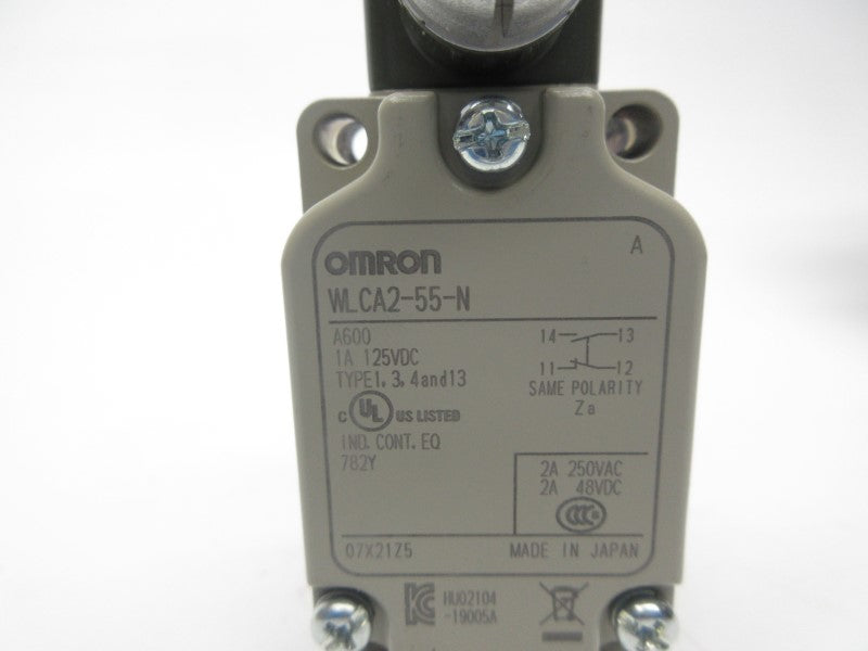 OMRON WLCA2-55-N 250VAC 2A NSNP
