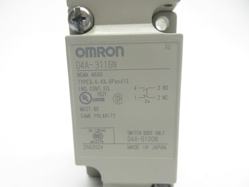OMRON D4A-3116N 125VAC 2A NSNP