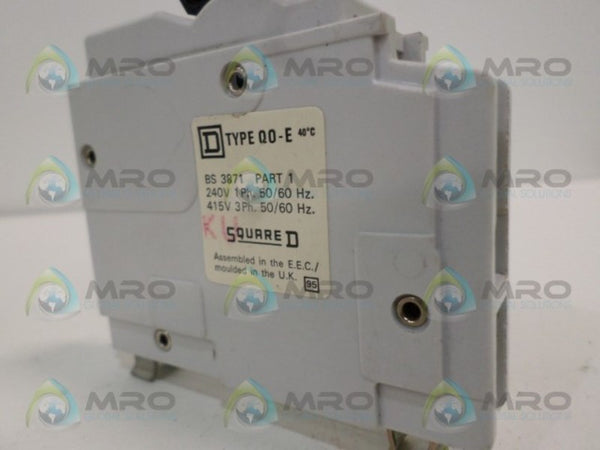 SQUARE D QO106E39 CIRCUIT BREAKER 6A NSNP