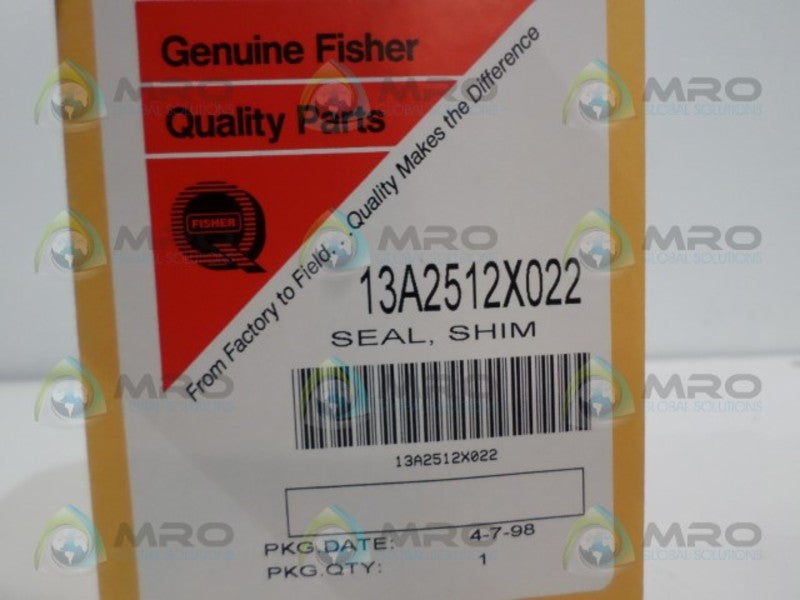 FISHER 13A2512X022 SHIM SEAL  NSMP