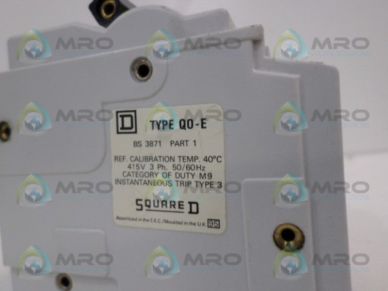 SQUARE D QO316E39 CIRCUIT BREAKER 16A NSNP