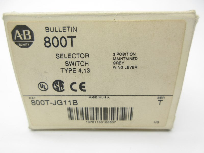 ALLEN BRADLEY 800T-JG11B SER. T (AS PICTURED) (GY/BL) NSMP