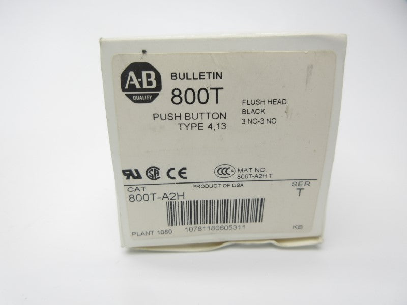 ALLEN BRADLEY 800T-A2H SER. T (WH) NSMP