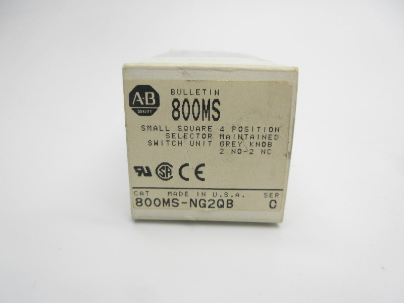 ALLEN BRADLEY 800MS-NG2QB SER. C (GY/BL) NSMP