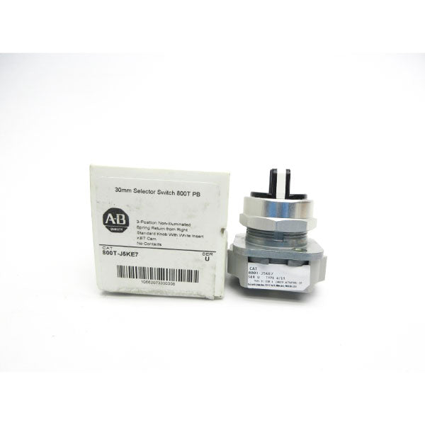 ALLEN BRADLEY 800T-J5KE7 SER. U (WH) NSMP