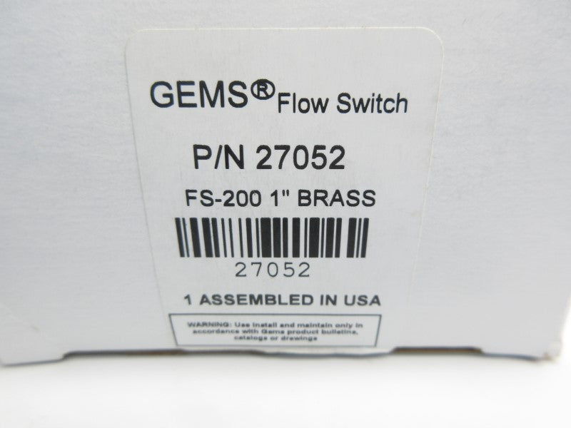 GEMS FS-200 27052 50-240VAC 1" NSMP