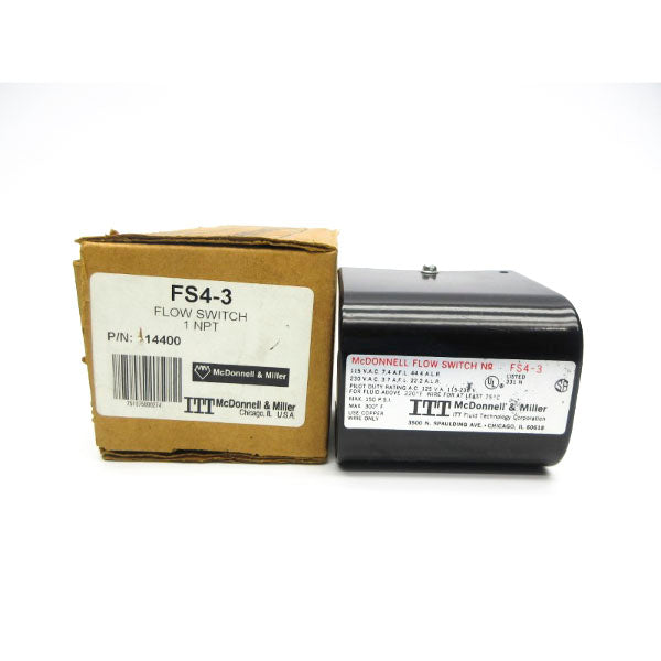 MCDONNELL&MILLER FS4-3 14400 115/230VAC 7.4/3.7A 150PSI NSMP
