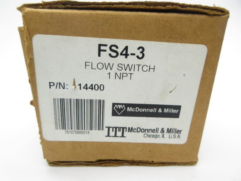 MCDONNELL&MILLER FS4-3 14400 115/230VAC 7.4/3.7A 150PSI NSMP