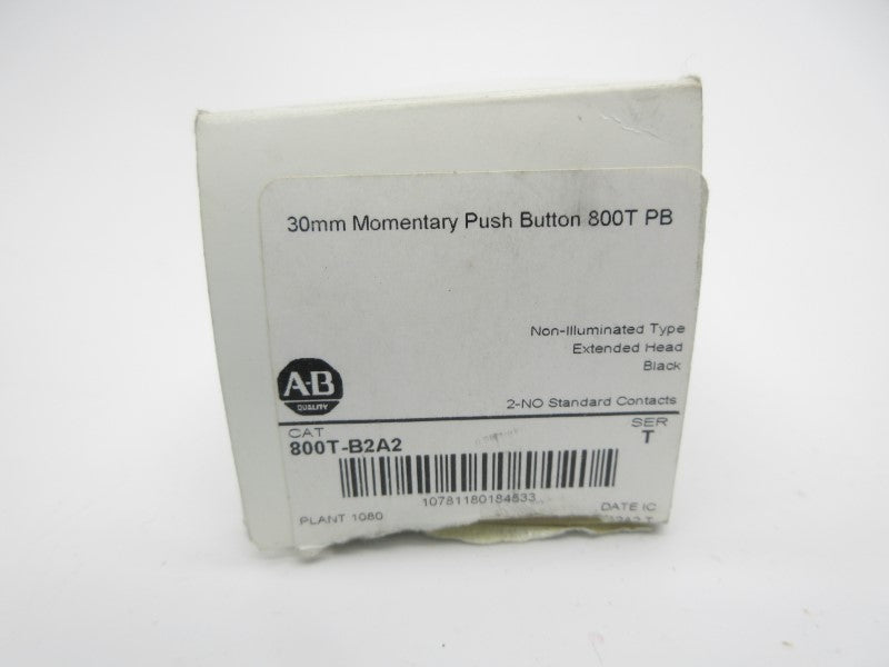 ALLEN BRADLEY 800T-B2A2 SER. T (WH) NSMP