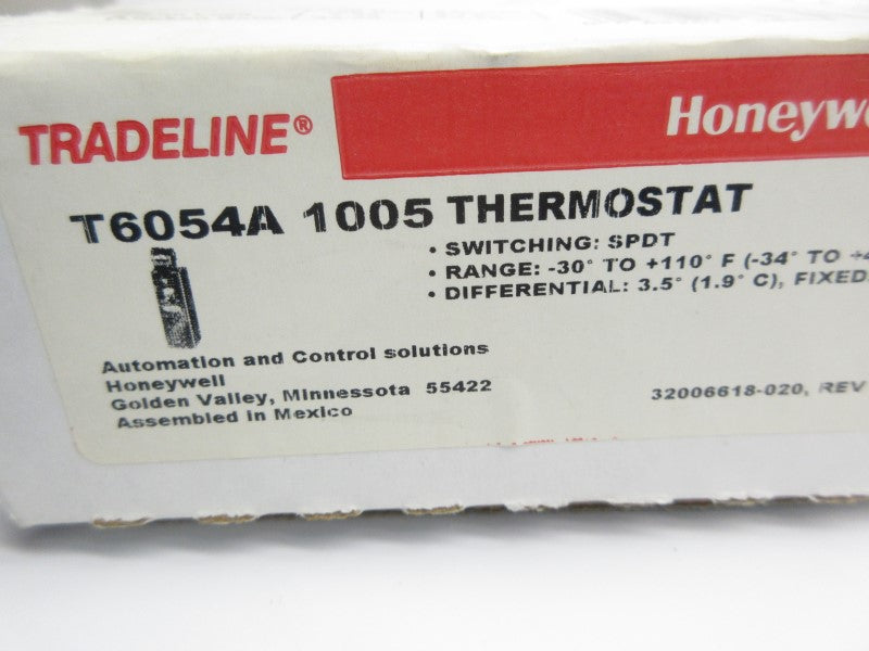 HONEYWELL T6054A1005 240VAC 3.7A NSMP