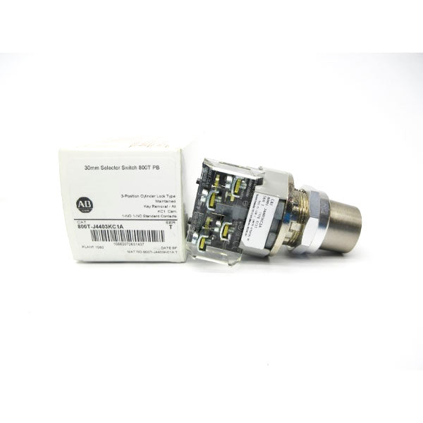 ALLEN BRADLEY 800T-J4403KC1A SER. T (NO KEY) (WH) NSMP