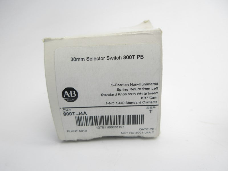 ALLEN BRADLEY 800T-J4A SER. T (AS PICTURED1) (WH) NSMP