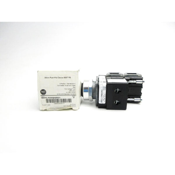 ALLEN BRADLEY 800TC-FXMQH2RG1 SER. U 12-130VAC (WH) NSMP
