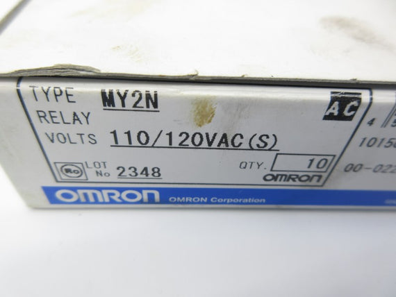 OMRON MY2N 110/120VAC (PKG OF 10) NSMP