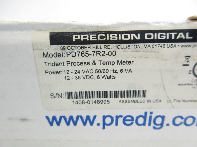 PRECISION DIGITAL PD765-7R2-00 12-24VAC NSMP