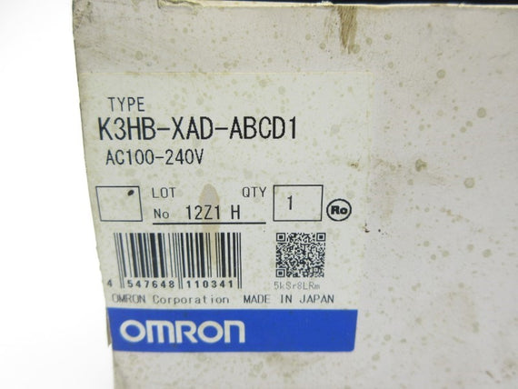 OMRON K3HB-XAD-ABCD1 100-240VAC NSMP