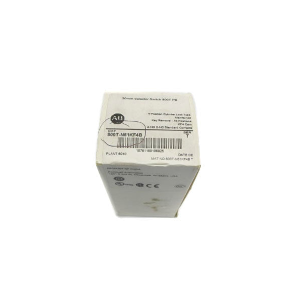ALLEN BRADLEY 800T-N61KF4B SER. T (WH) NSFS