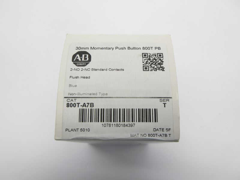 ALLEN BRADLEY 800T-A7B SER. T (WH) NSFS