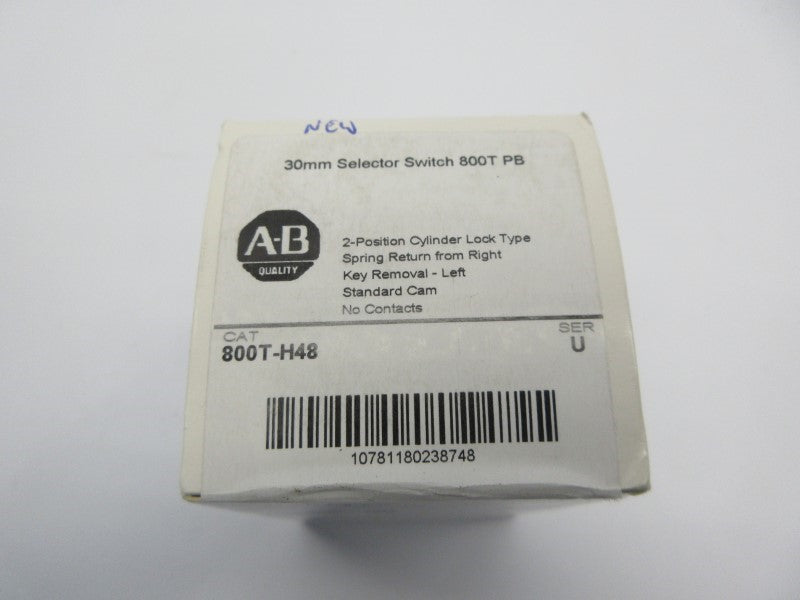 ALLEN BRADLEY 800T-H48 SER. U (WH) NSFS