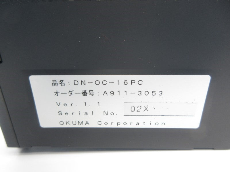 OKUMA DN-OC-16PC A911-3053 NSNP