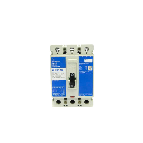 WESTINGHOUSE EHD3020 480VAC 20A NSNP
