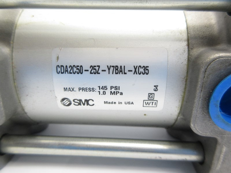 SMC CDA2C50-25Z-Y7BAL-XC35 145PSI NSNP