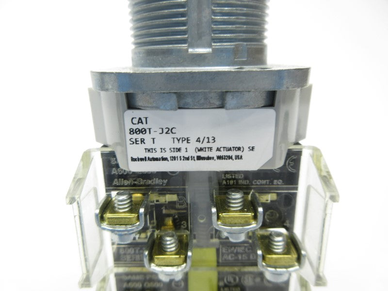 ALLEN BRADLEY 800T-J2C SER. T (AS PICTURED) NSNP