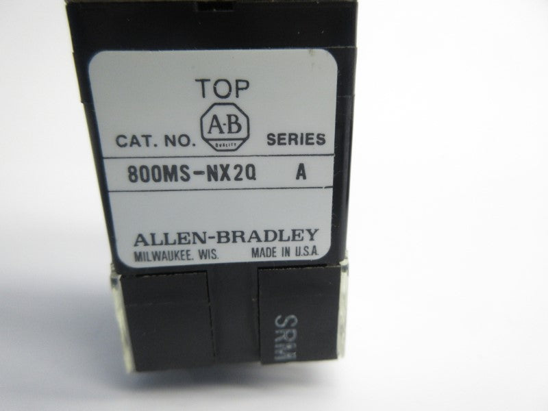 ALLEN BRADLEY 800MS-NX2Q SER. A (AS PICTURED) NSNP