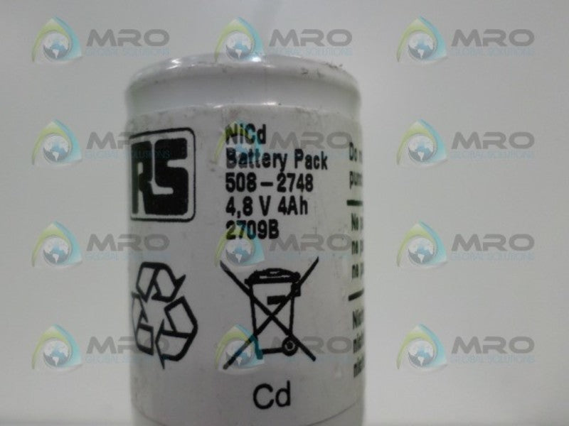 RS COMPONENTS 508-2748 BATTERY PACK NSNP