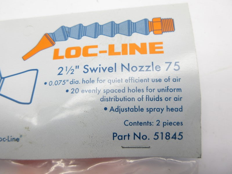LOC LINE 51845 2-1/2" (PKG OF 2) NSMP