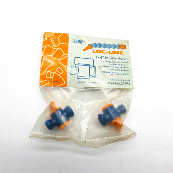 LOC LINE 21194 1/4" (PKG OF 2) NSMP