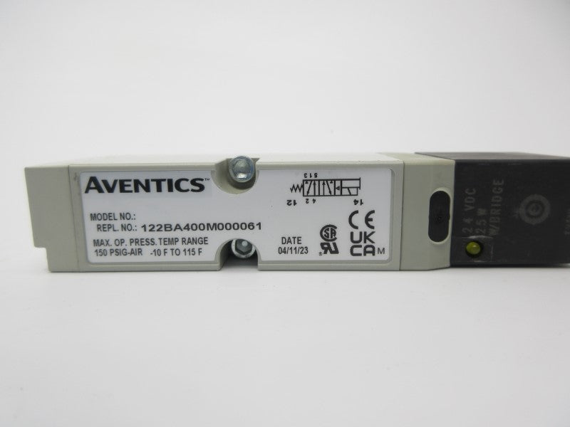 AVENTICS 122BA400M000061 24VDC 150PSI NSNP