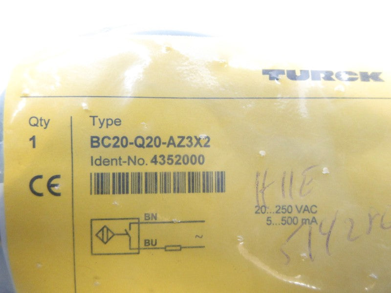 TURCK BC20-Q20-AZ3X2 4352000 20-250VAC NSMP