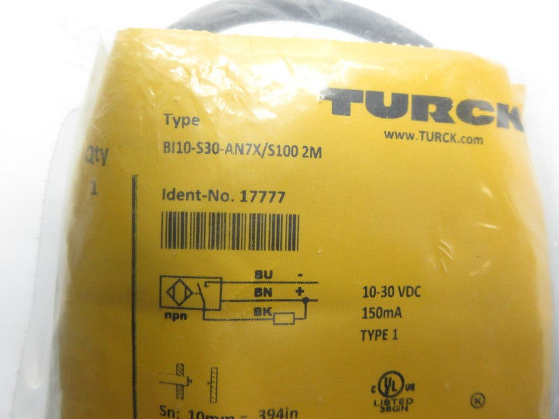 TURCK BI10-S30-AN7X/S1002M 17777 10-30VDC NSMP