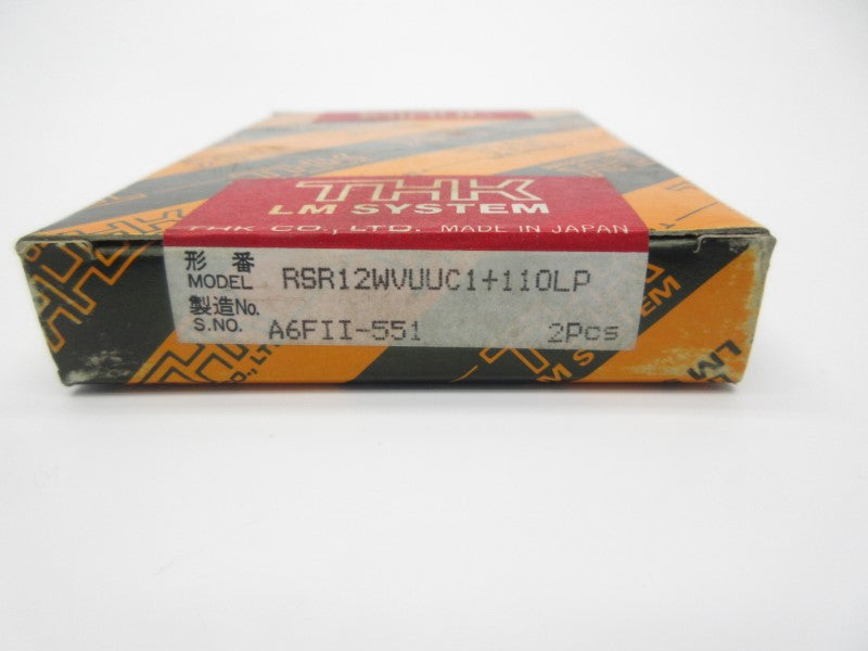 THK RSR12WVUUC1+110LP (PKG OF 2) NSMP