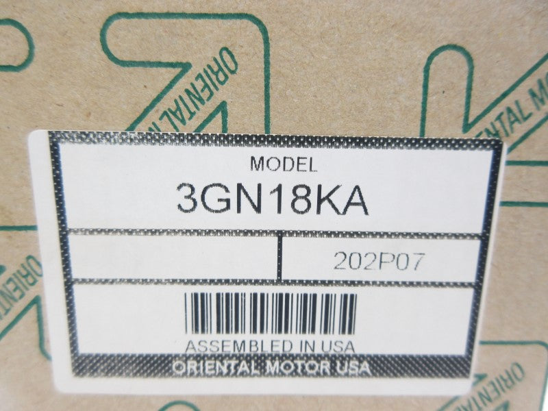 ORIENTAL MOTOR 3GN18KA NSMP